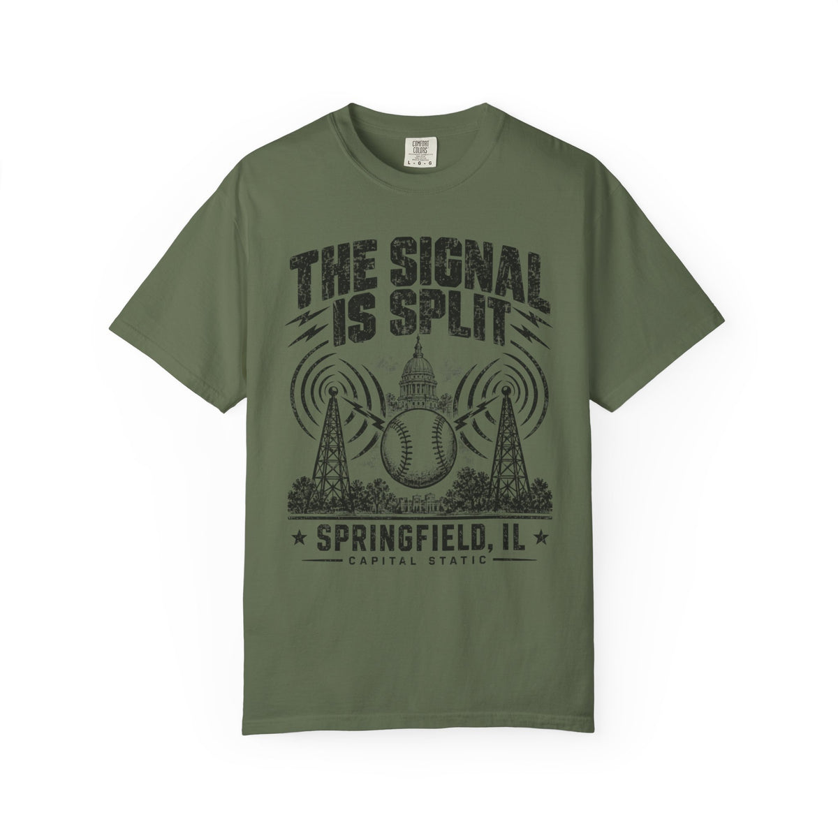 The Signal Is Split Undecided Baseball T-Shirt