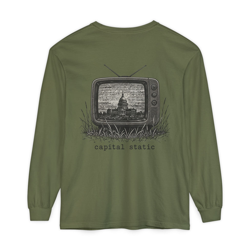 Capital Static TV Screen Long Sleeve Shirt