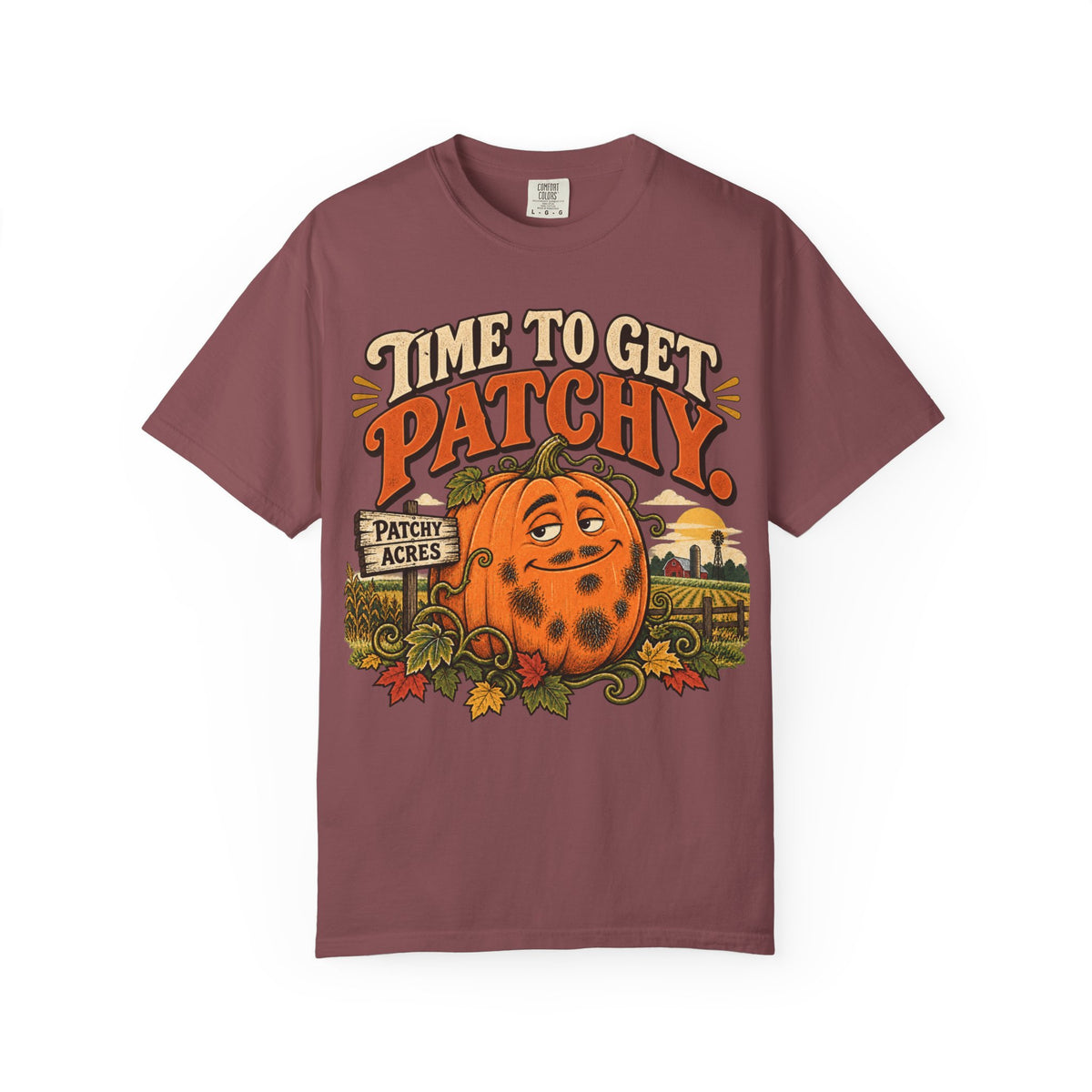 Time To Get Patchy Beard T-Shirt