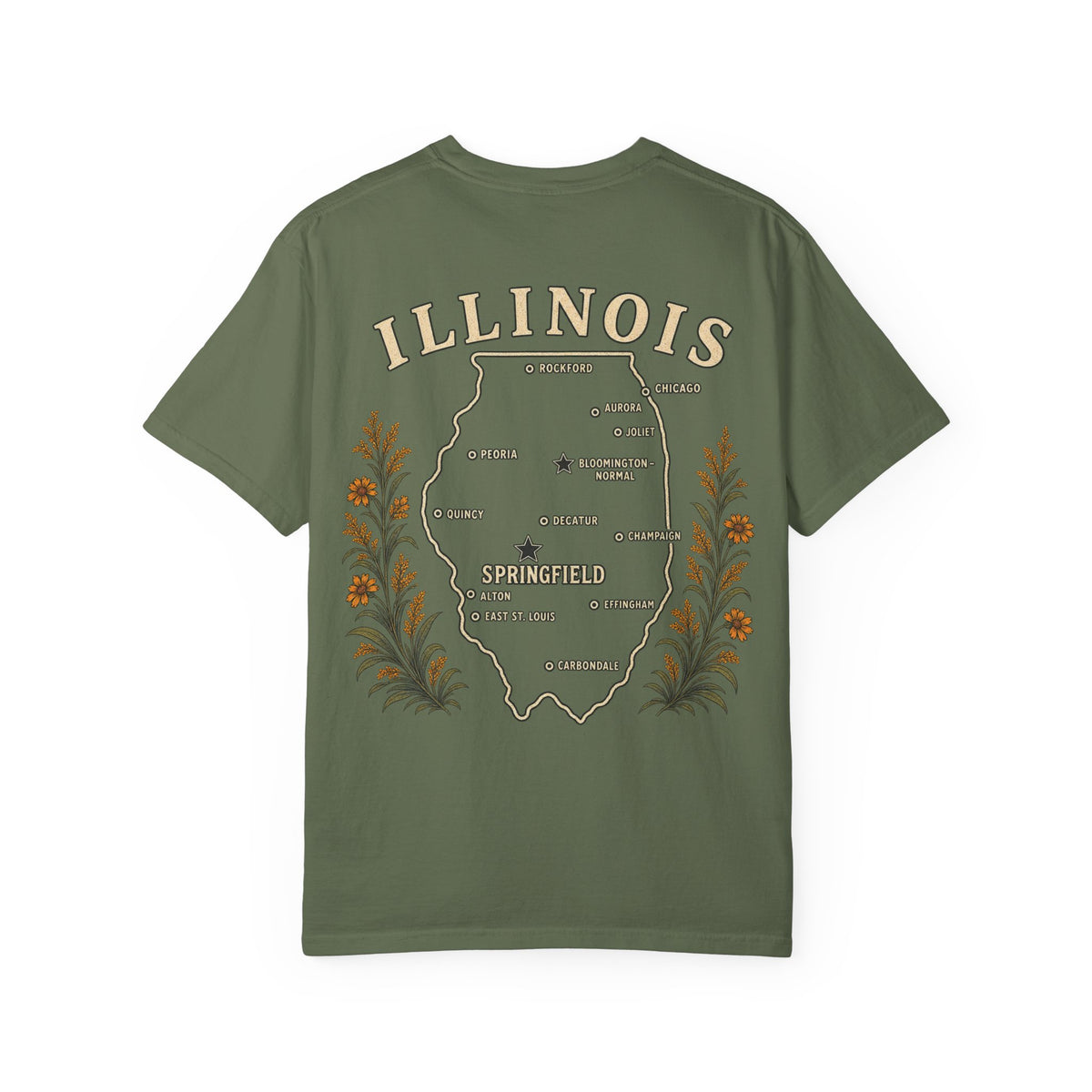 Springfield Autumn Map T-Shirt