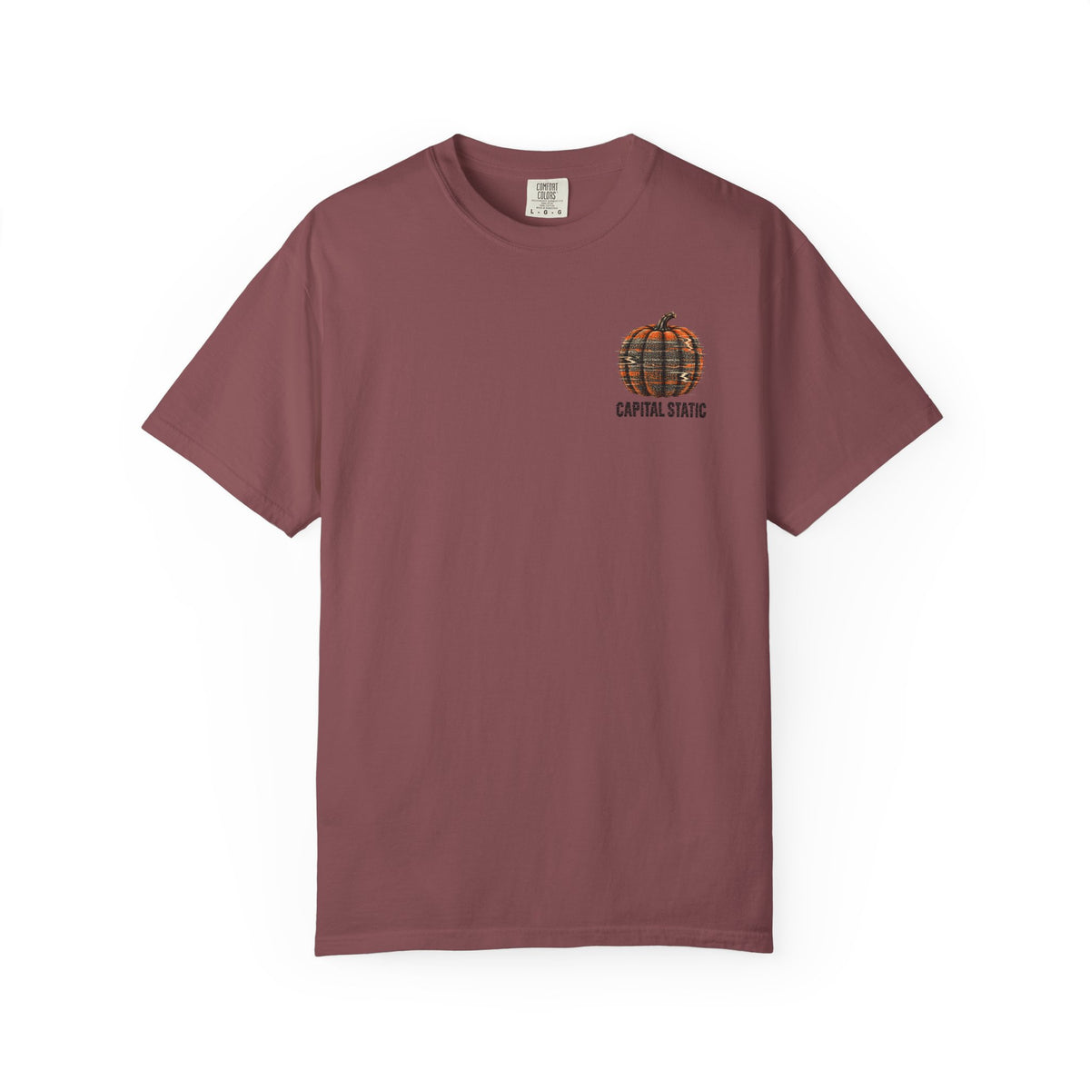 Pumpkin Static Chest T-Shirt