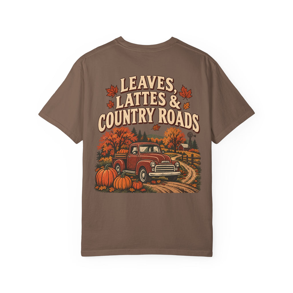 Leaves Lattes & Country Roads T-Shirt