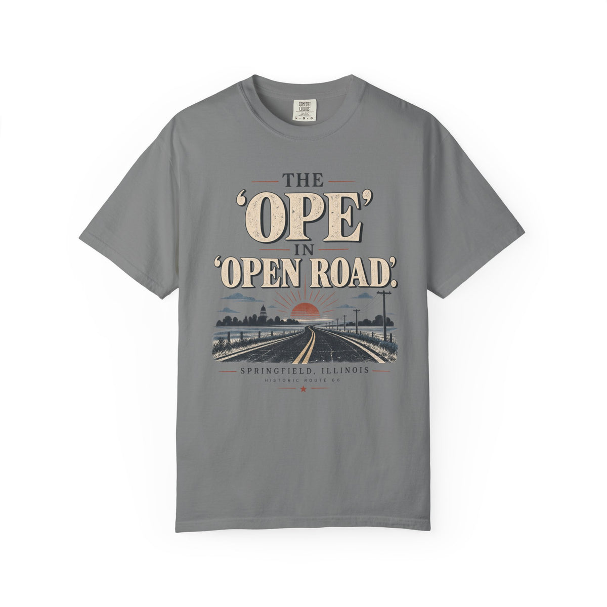 Neutral Vintage Ope In Open Road T-Shirt