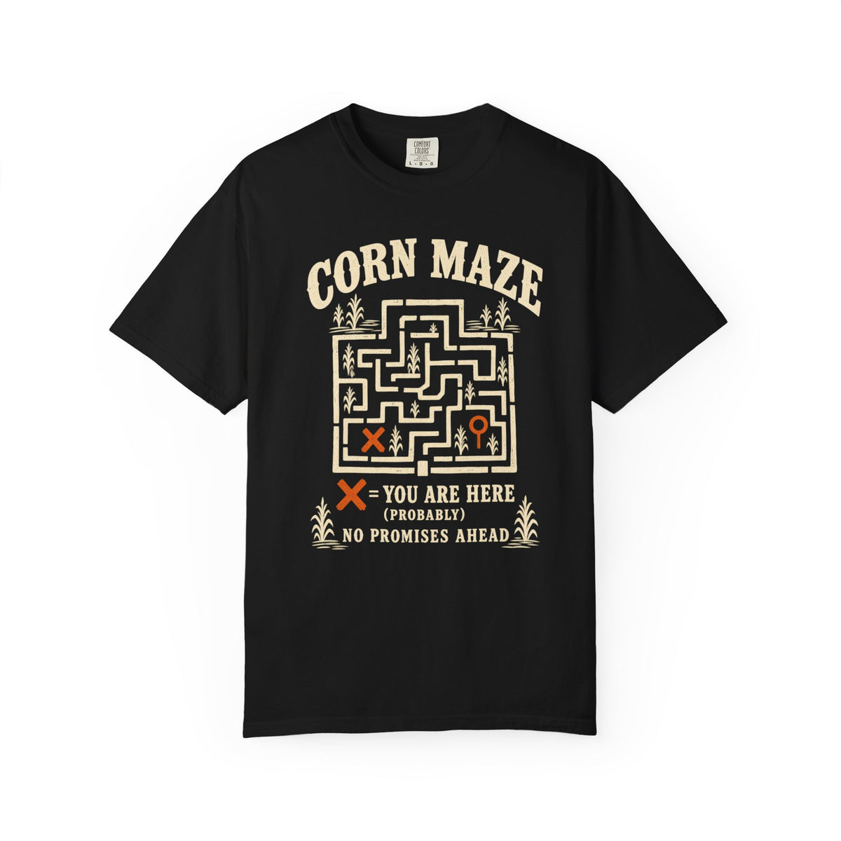 Corn Maze Map  T-Shirt