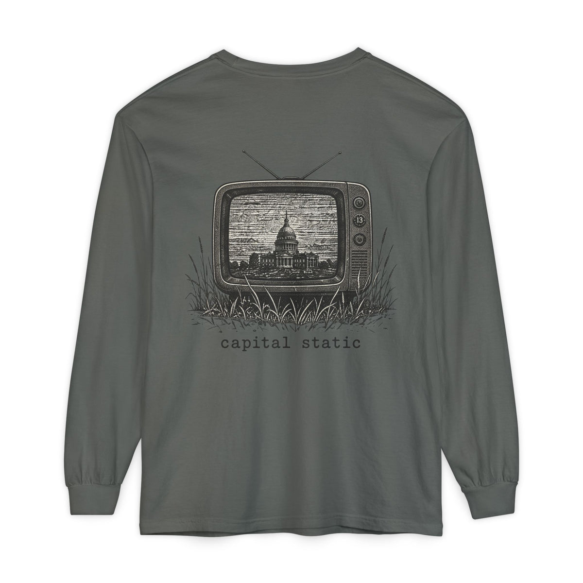 Capital Static TV Screen Long Sleeve Shirt