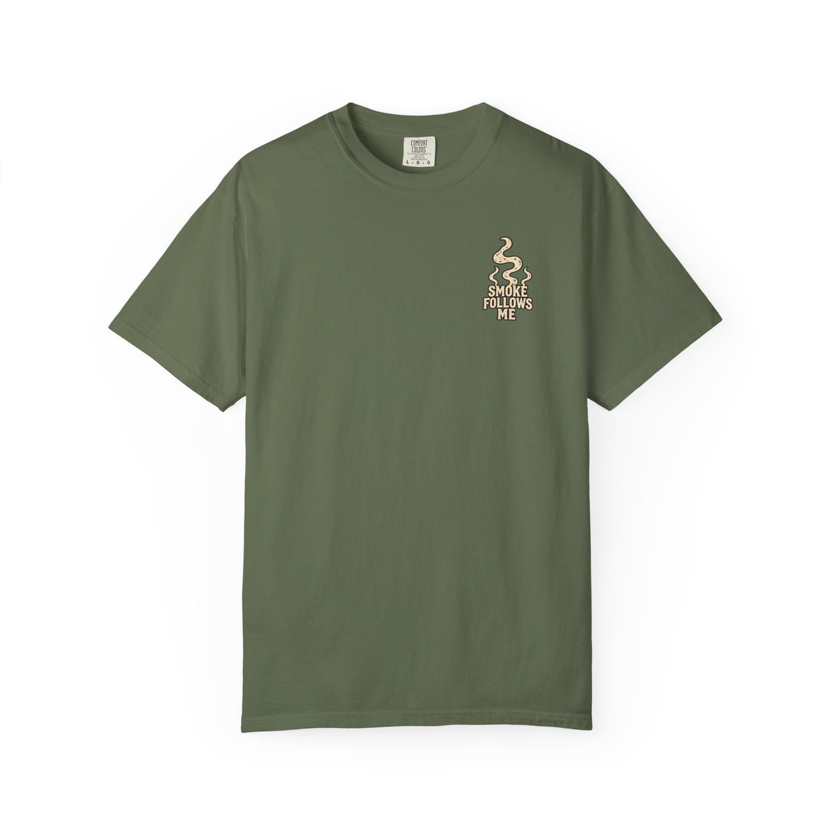 Smoke Follows Me Chest T-Shirt