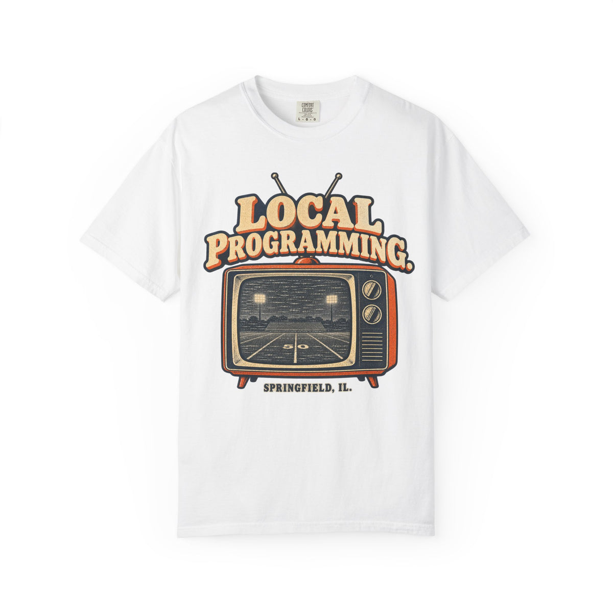 Local Programming Vintage Football T-Shirt