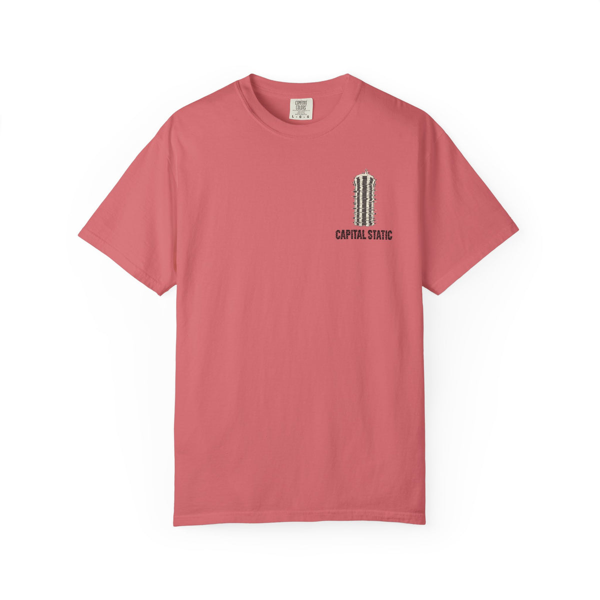 Downtown Springfield Hotel Static Chest T-Shirt