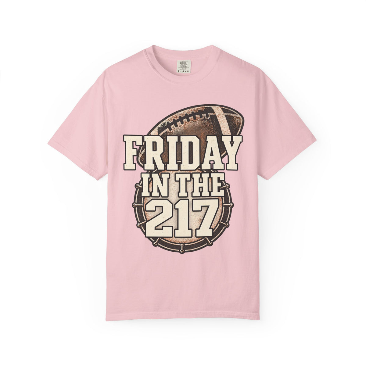 Friday In The 217 Football Drum T-Shirt