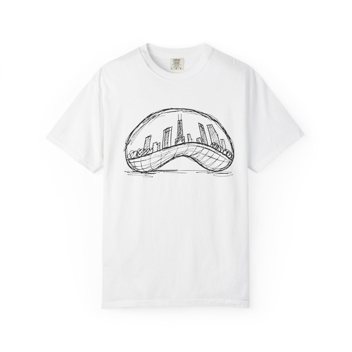 Chicago Bean Doodle T-Shirt