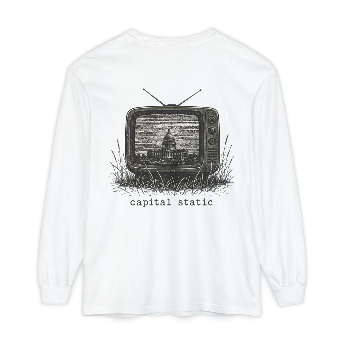 Capital Static TV Screen Long Sleeve Shirt