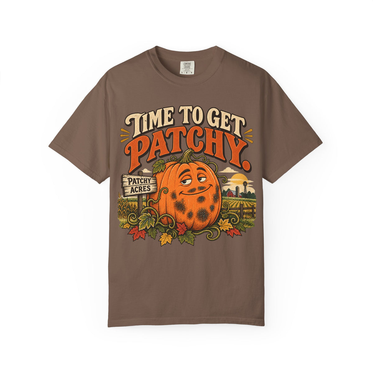 Time To Get Patchy Beard T-Shirt