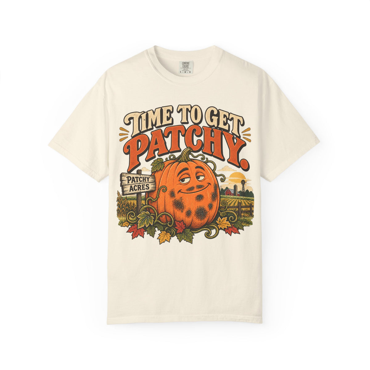 Time To Get Patchy Beard T-Shirt