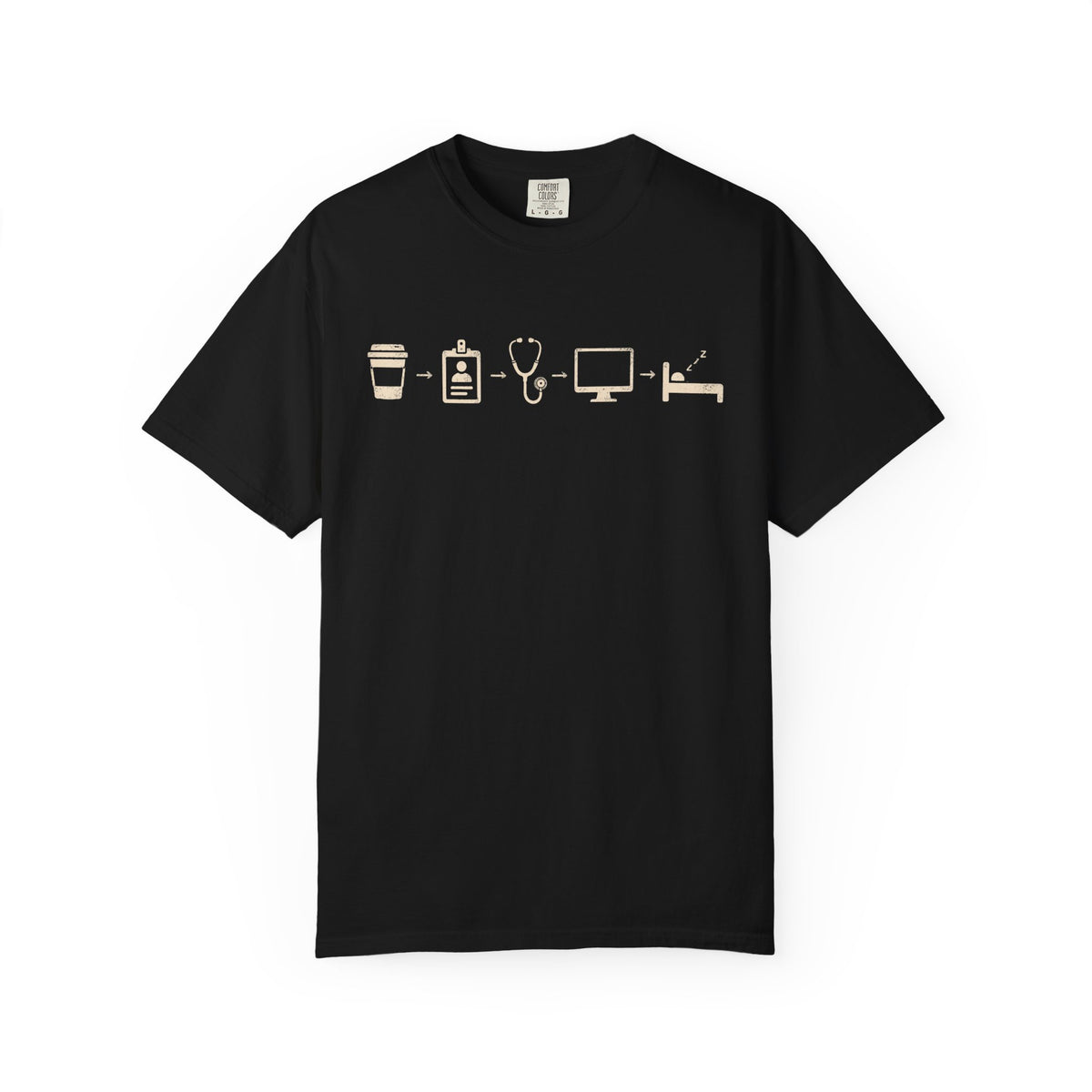 Healthcare Worker Timeline T-Shirt