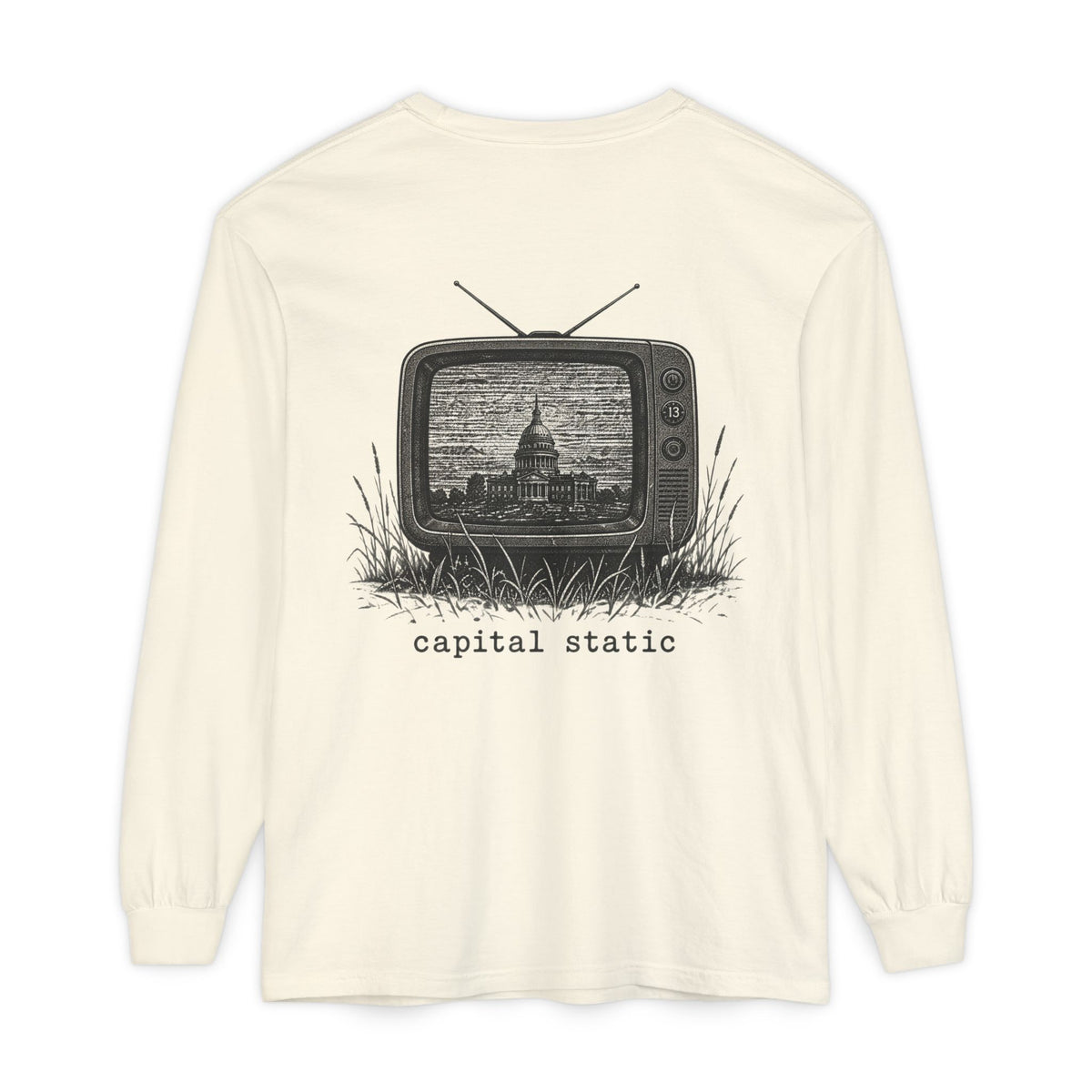 Capital Static TV Screen Long Sleeve Shirt