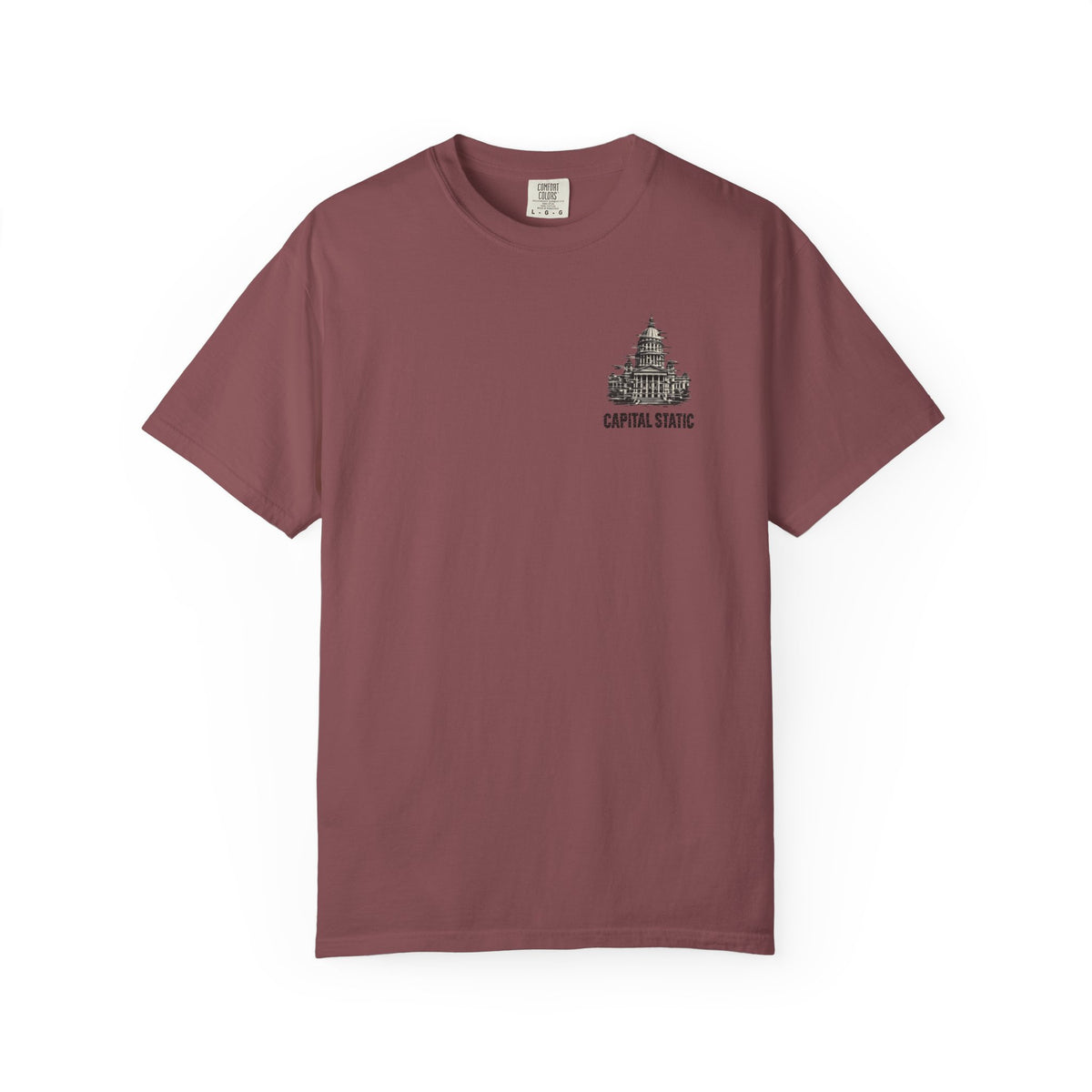 Capital Building Static Chest T-Shirt